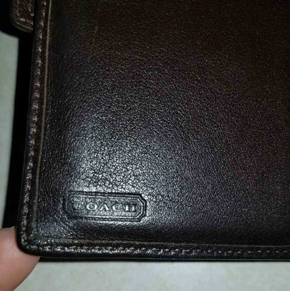 Authentic coach wallets